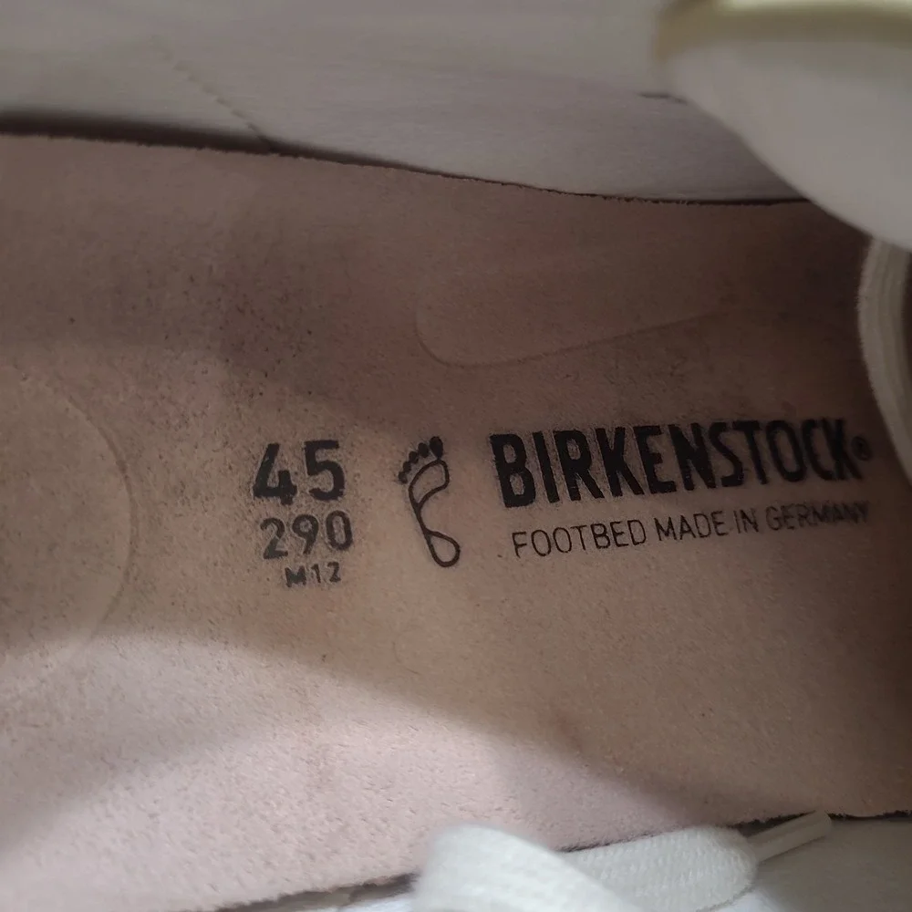 Mens Birkenstock Bend Low  Butter Sneakers Shoes, US size 12 (EU 45)